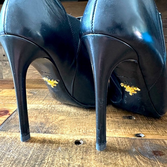 Prada Calzature Donna Nero Boots - Picture 6 of 8